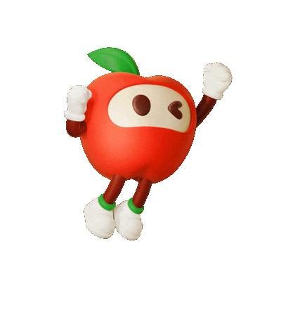 Apple Fruit Sticker by elbe-obst