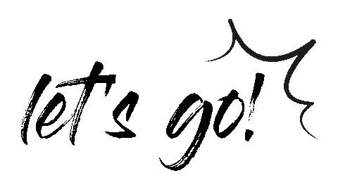 Lets Go Motivation Sticker by Marketingfuchs