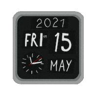 Vintage May Sticker by Present Time