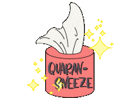 kailligraphydesigns share quarantine covid-19 corona virus Sticker