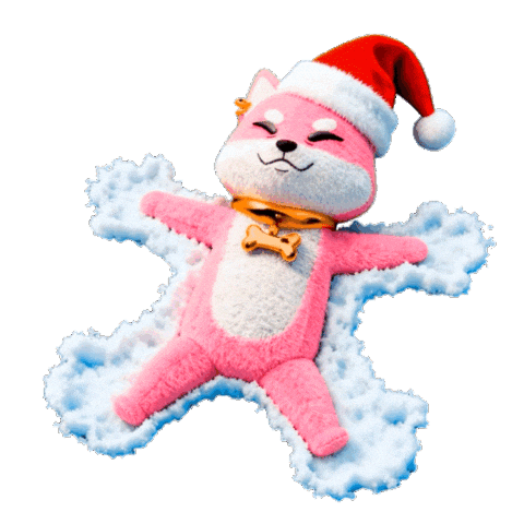 Akita Inu Christmas Sticker by yonagunifiesta