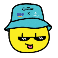 Happy Collab Sticker by Mia Glansie