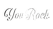 Statement You Rock Sticker by OpticalArtInc.