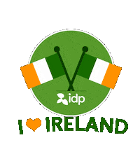 Ireland Irish Sticker by IDP India