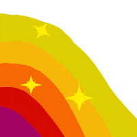 Rainbow Sky Sticker