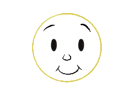 I Am Happy Smile Sticker