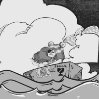 fragil middle finger GIF