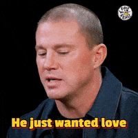 Channing Tatum Love GIF by First We Feast