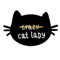 Black Cat Sticker