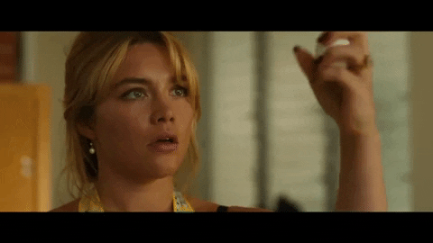 moviepulpbe giphygifmaker egg florencepugh dontworrydarling GIF