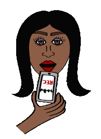 Phone Singing Sticker
