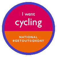 Cycling Get Outside Sticker by Ordnance Survey