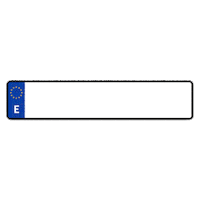 GrupoSafamotor coche matriculas matricula safamotor Sticker