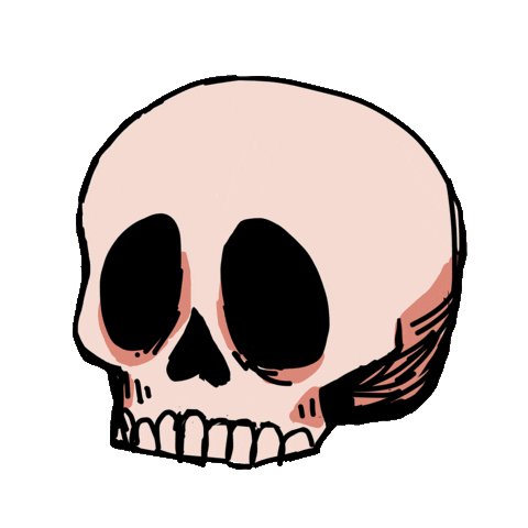 corvinanim giphyupload angry hey skull Sticker