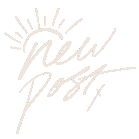 New Post Lettering Sticker