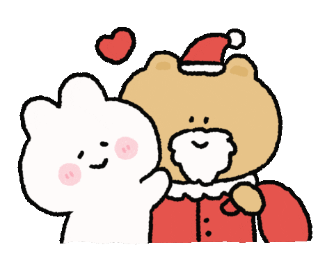 In Love Christmas Sticker