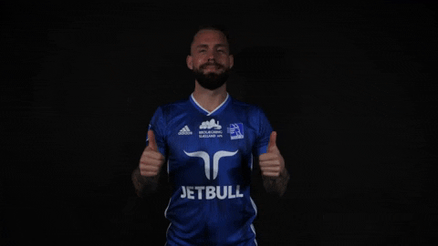 All Right Reaction GIF by Lyngby Boldklub