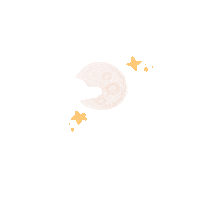 eline-rs star night moon estrela Sticker