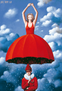 rafal olbinski surrealism GIF
