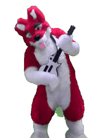 NaveMcCanine giphyupload rock guitar doggo Sticker