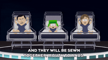 scared kyle broflovski GIF by South Park 