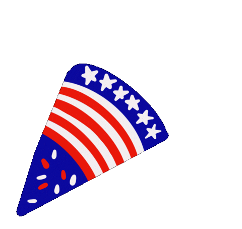 Happy 4Th Of July Sticker by Demic