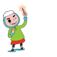GoPayz fun fireworks raya selamat hari raya Sticker