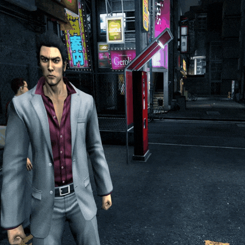 Yakuza Runningaway GIF