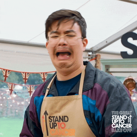 Confused React GIF by The Great British Bake Off