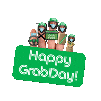 Grabday Sticker by Grab Indonesia