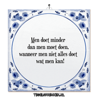 Nl Wijsheid Sticker by Tegelspreuken.nl