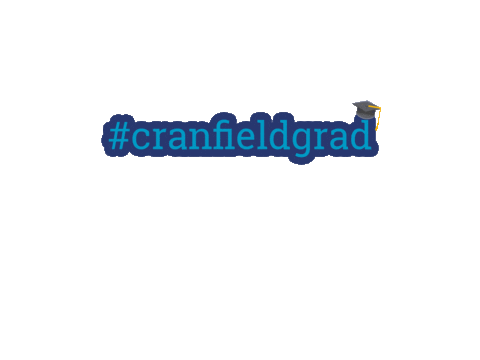 cranfielduni giphyupload graduation graduate postgraduate Sticker