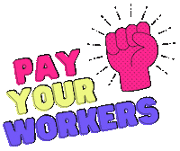 Fashion Pay Up Sticker by Clean Clothes Campaign
