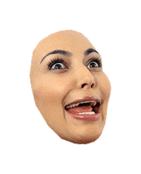 kim kardashian people STICKER
