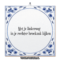 Nl Verward Sticker by Tegelspreuken.nl