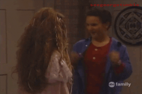 excited boy meets world GIF