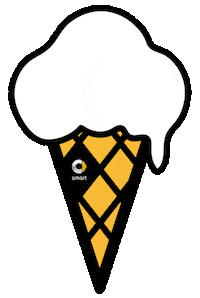 Melting Ice Cream Sticker by smart