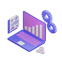 Pink Computers Sticker by Putti Apps