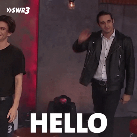Wave Hello GIF