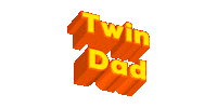 KulaWellness twin dad Sticker