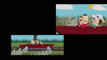 sunshine driving GIF by South Park 