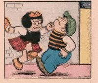 michaelpaulukonis glitch nancy glitchaesthetic cartoon violence GIF