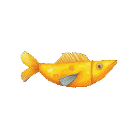 Fish Cheese Sticker by Buro Fudge