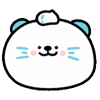 Cream Otter Sticker by 大白丸丸(daibai maru)