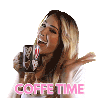 Morning Cafe Sticker by Gladys Seara