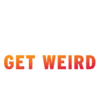 get weird Sticker by Crunch Gym