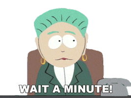 Hold On Wait Sticker by South Park