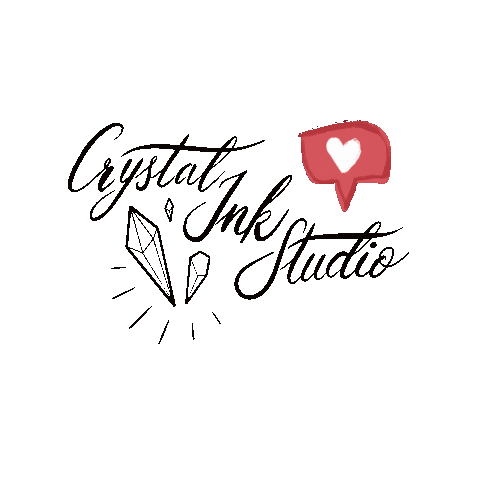 CrystalInkStudio giphyupload studio crystal ink Sticker