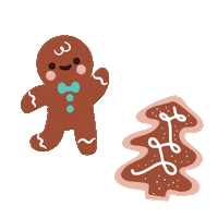 beautybyearth christmas holidays stickers cookies Sticker