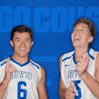 Ncaa Volleyball Go Cougs GIF by BYU Cougars